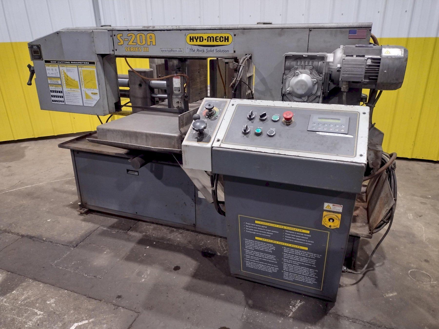 HYD-MECH S-20A - Saws, Band, Horizontal