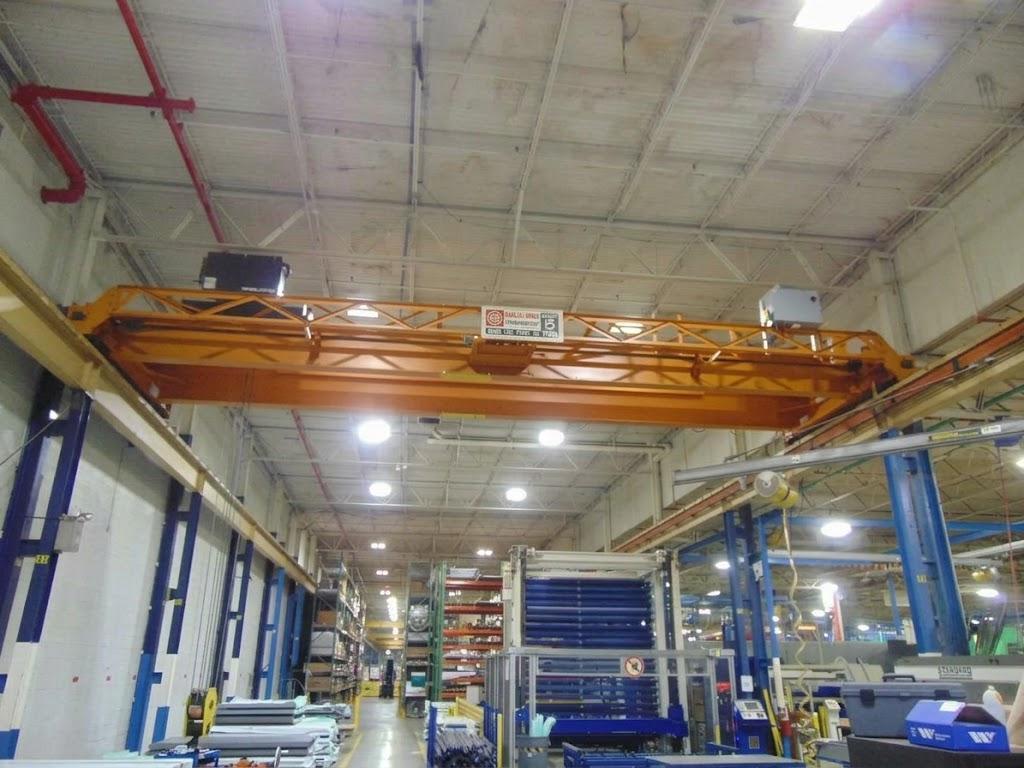15 TON x 40' ABELL HOWE OVERHEAD BRIDGE CRANE, WITH 15 TON KONE CRANE HOIST: YOBRO #26374