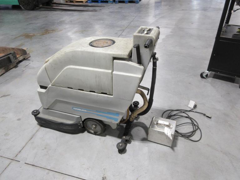 Nobles Speedscrub 2000, 24v 18" Floor Scrubber with Battery Charger- Auction Item