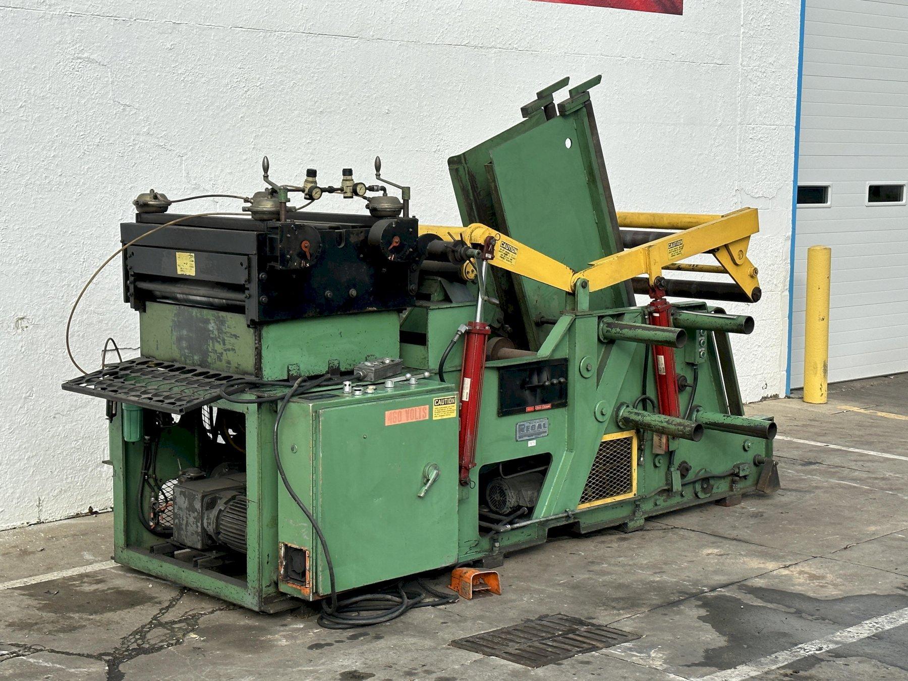 10,000 LB  X 30" REGAL COIL CRADLE & STRAIGHTENER:  STOCK#77222