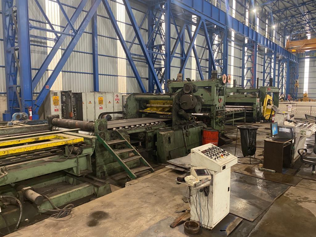 80" (2000mm) x .315" (8mm) x 75,000# Fimi Cut-to-Length Line with Flying Shear