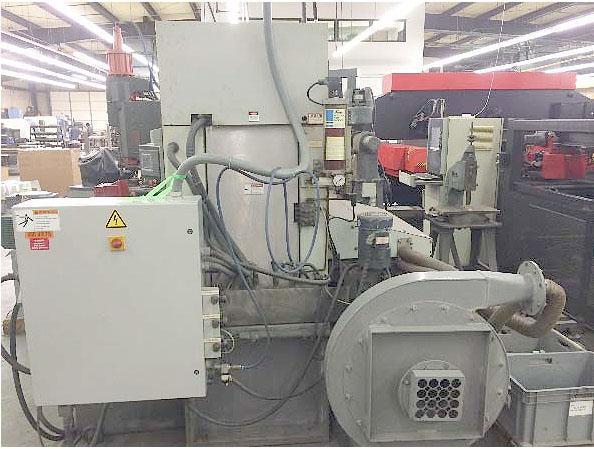 37" Timesavers, Model 137-1HDMW, 37" Wide Belt, Auto Cycle Controller, 20HP, Wet, Stainless Construction, New 2001.