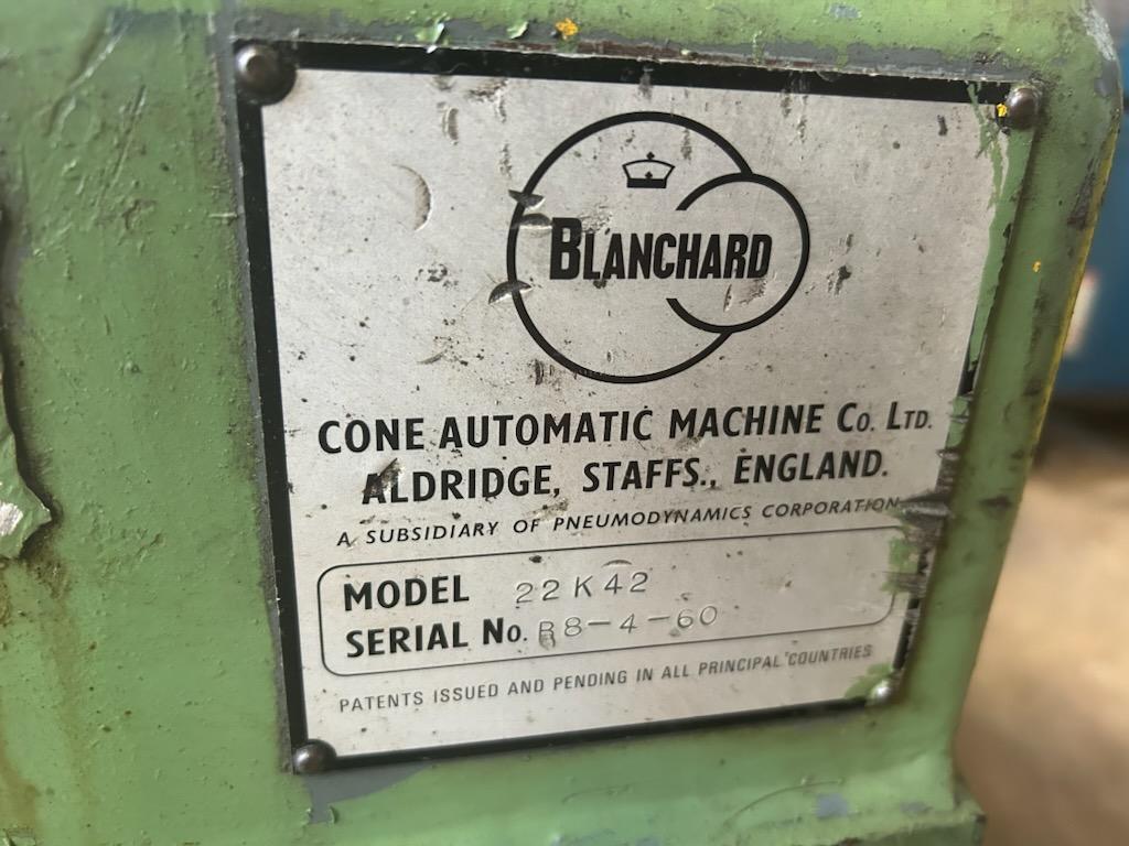 Used "Certified" Blanchard #22K-42, 42" Vertical Spindle Rotary Surface Grinder, Serial #12811