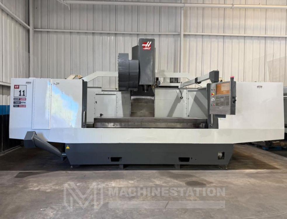 Haas VF-11/50 CNC Vertical Machining Center – TSC, HSM, 4th Axis Ready Mill