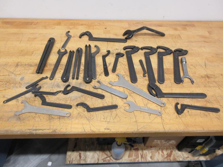Tool Holder Wrenches, Adjustable/Rigid Spanner, Collet Nut- Auction Item