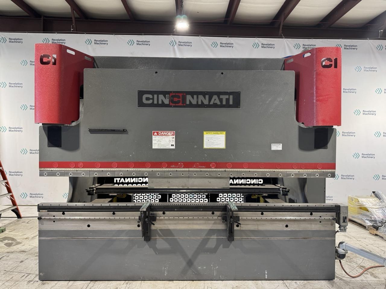 175 Ton x 10′ Cincinnati Hydraulic CNC Press Brake, 2020 – Baseform Press Brake w/ Touchscreen Control, CNC Crowning & Multi-Axis Backgauge