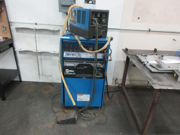 Miller Syncrowave 351 Welder with Coolmate 3 Chiller- Auction Item