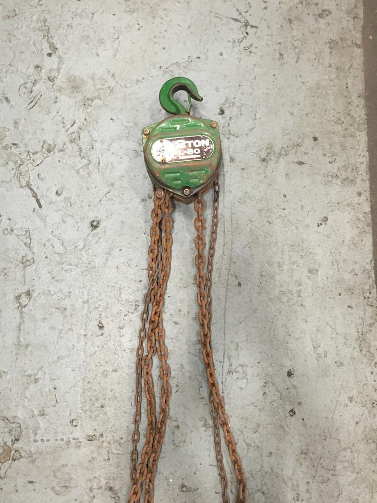 2 TON JET MANUAL LIFT CHAIN HOIST STOCK: 64131