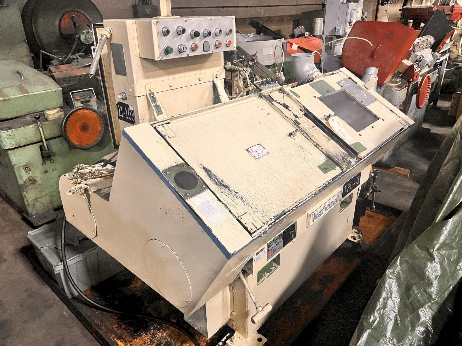 National/Hartford  4-600 High Speed Flat Die Thread Roller