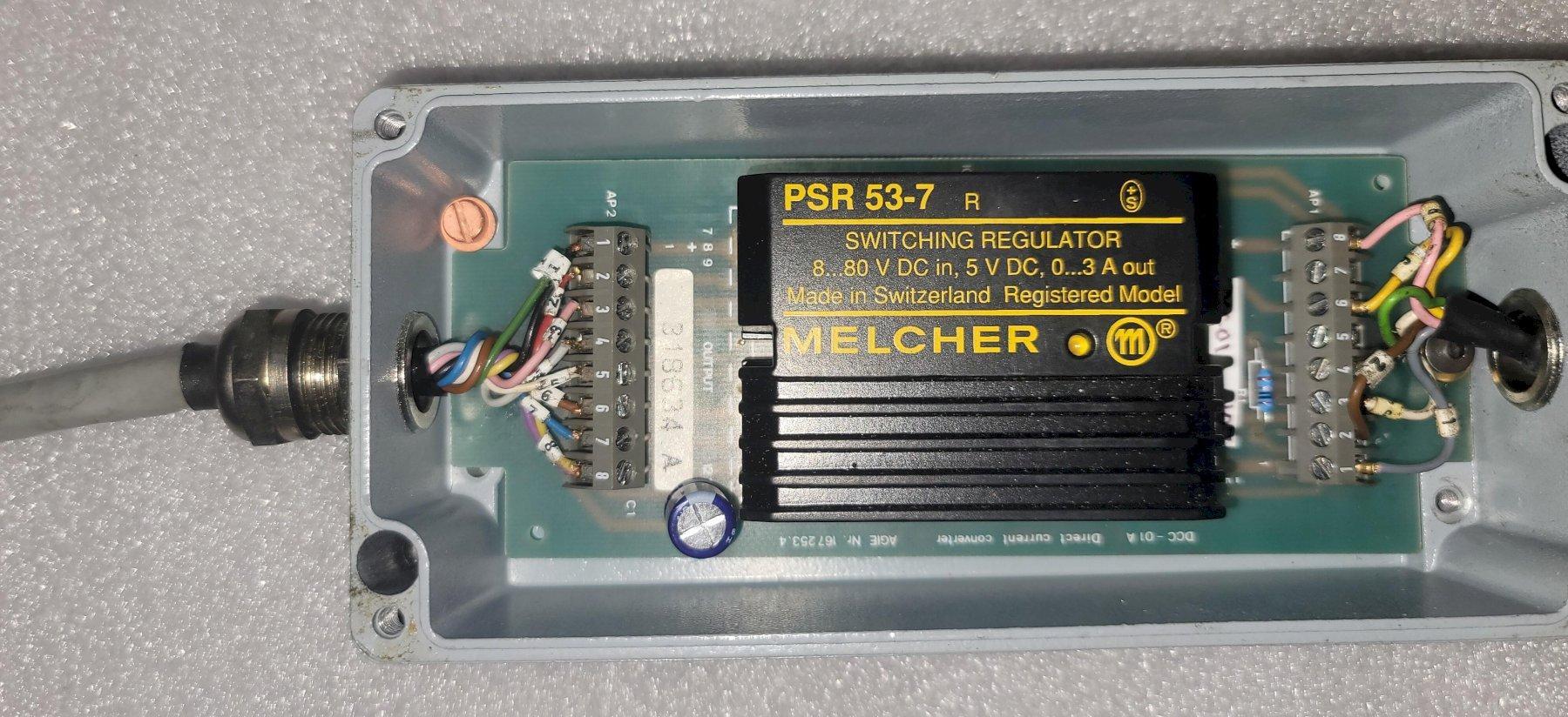 MELCHER DC SWITCHING REGULATOR PSR 53-7