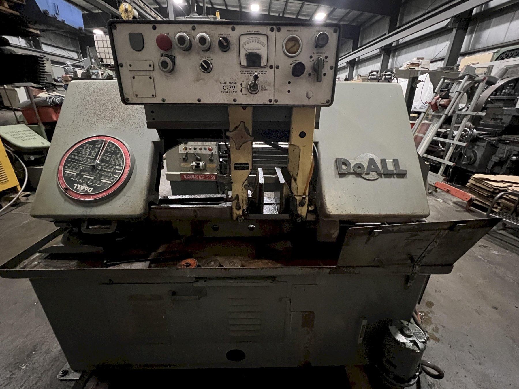 15" X 15" DOALL HORIZONTAL BANDSAW, MODEL C-79