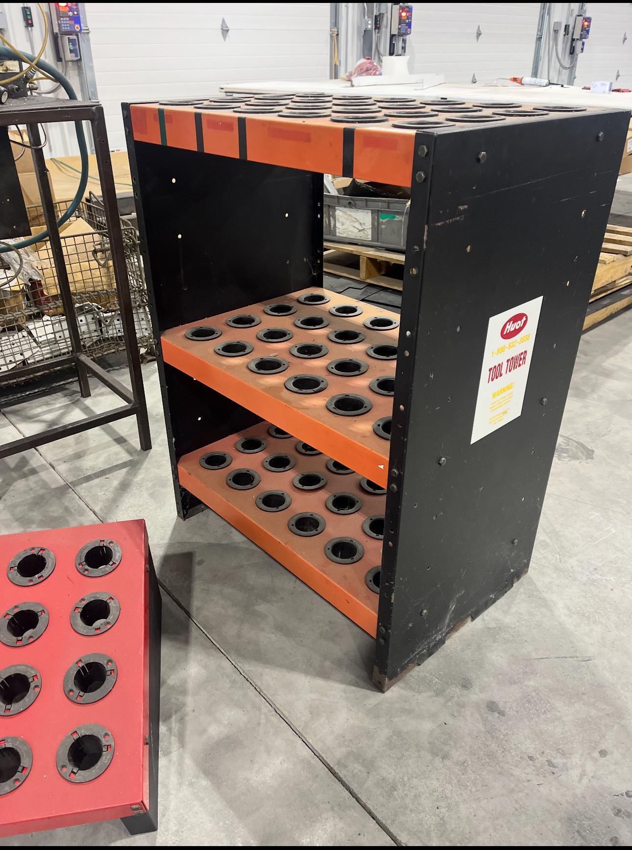 1 - PREOWNED HUOT CAT 40 TOOL CART/HOLDER