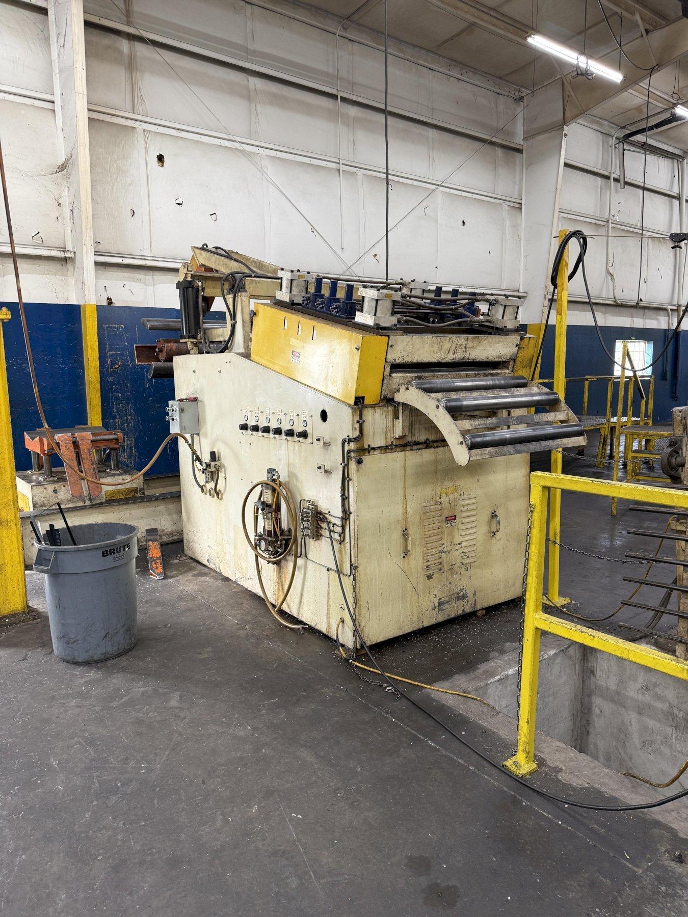 20,000 lbs. x 36" Capacity CHS Automation Coil Reel and Powered Straightener, Year 2005