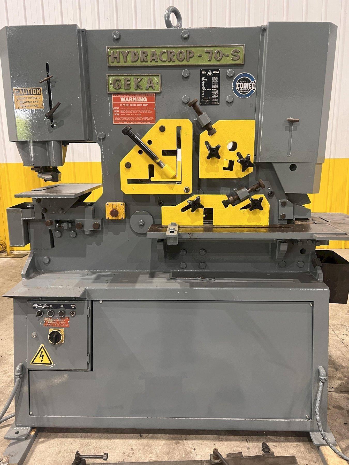 Geka Hydracrop 70S Hydraulic Ironworker (#5206)