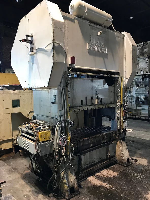 200 TON BLISS SC2-200-72-42 STRAIGHT SIDE PRESS. STOCK # 1265421