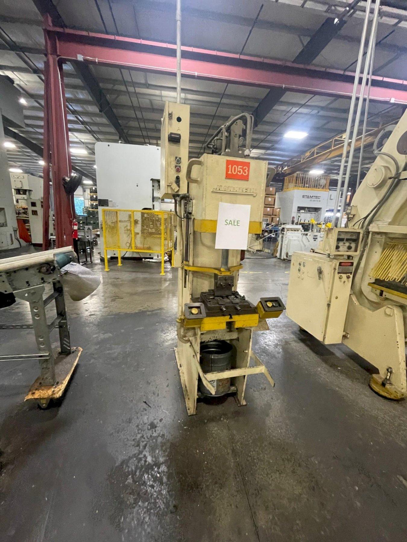 8 TON HANNIFIN C FRAME HYDRAULIC PRESS: STOCK #77517