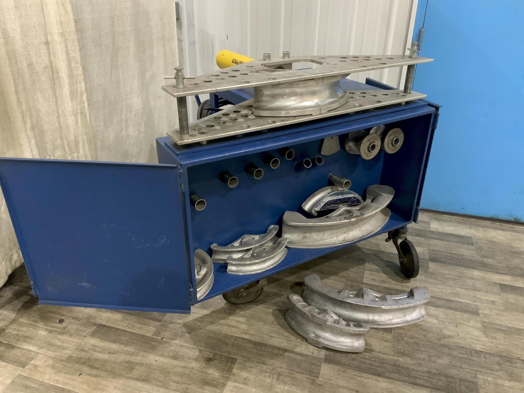 1" TO 4" ENERPAC AIR OVER HYDRAULIC TUBE BENDER WITH DIES: STOCK #80832