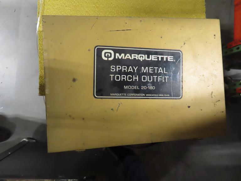 Marquette 20-180 Spray Metal Torch Outfit with Case- Auction Item