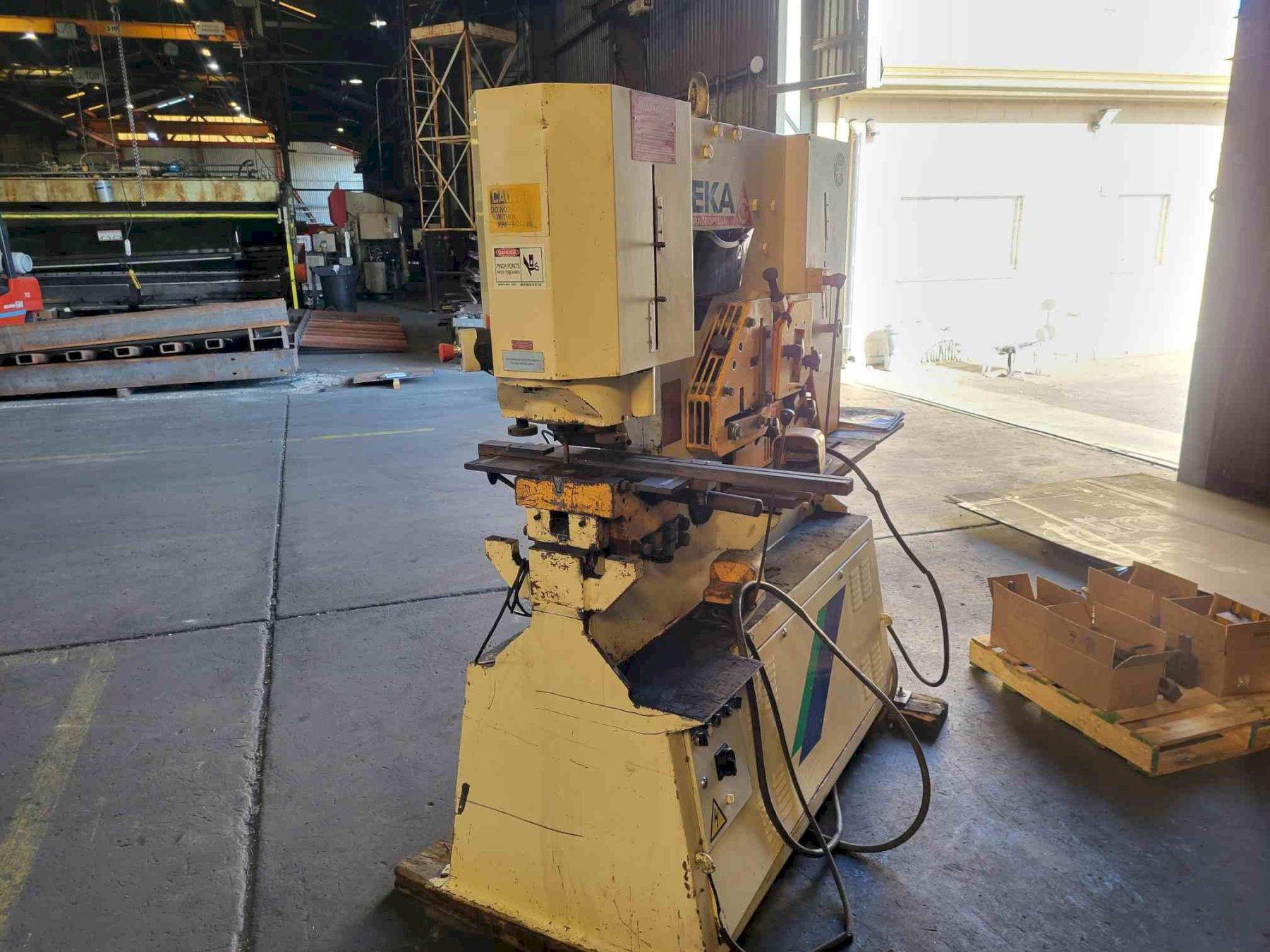 121 Ton Geka Hydracrop  110 Ironworker- Tooling Included