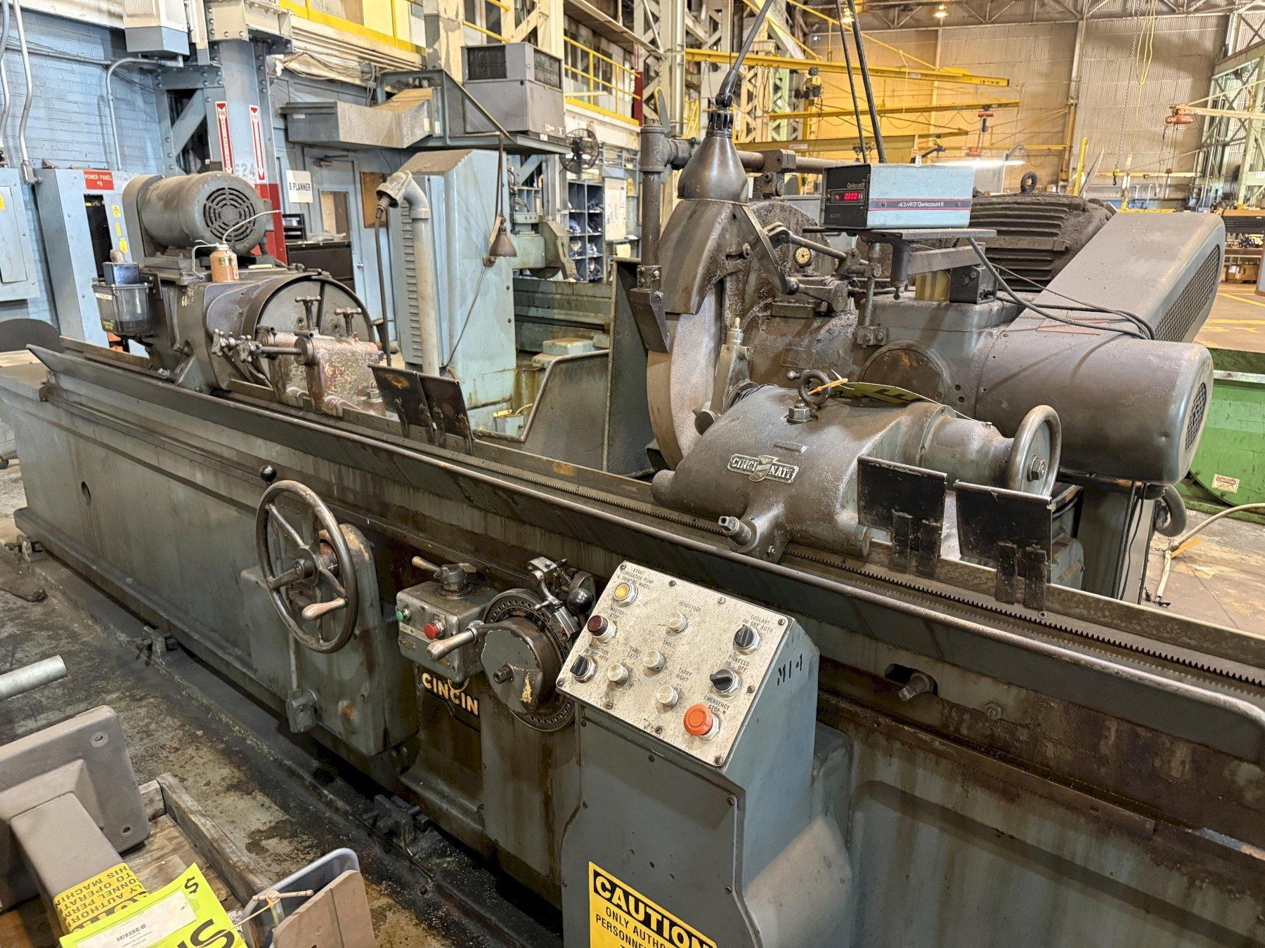 16" x 120" CINCINNATI Plain Cylindrical Grinder