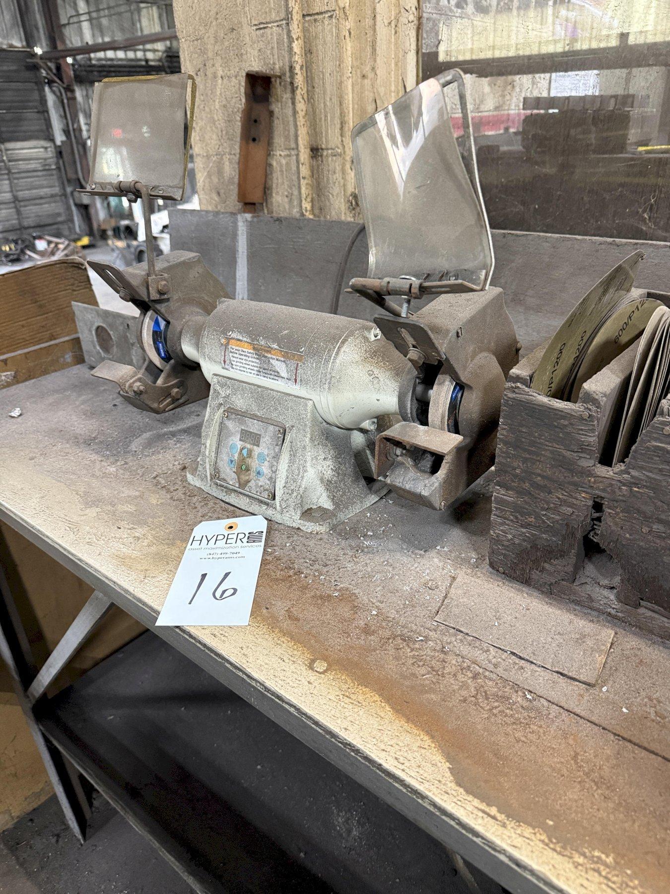 Dayton model 48WE52A 3/4 hp double end bench grinder