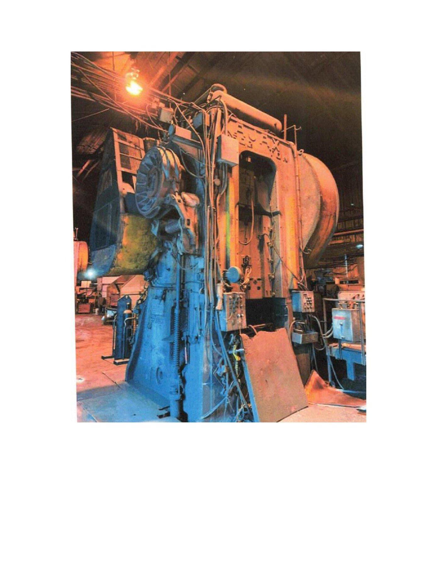 2500 Ton Ajax Mechanical Forging press