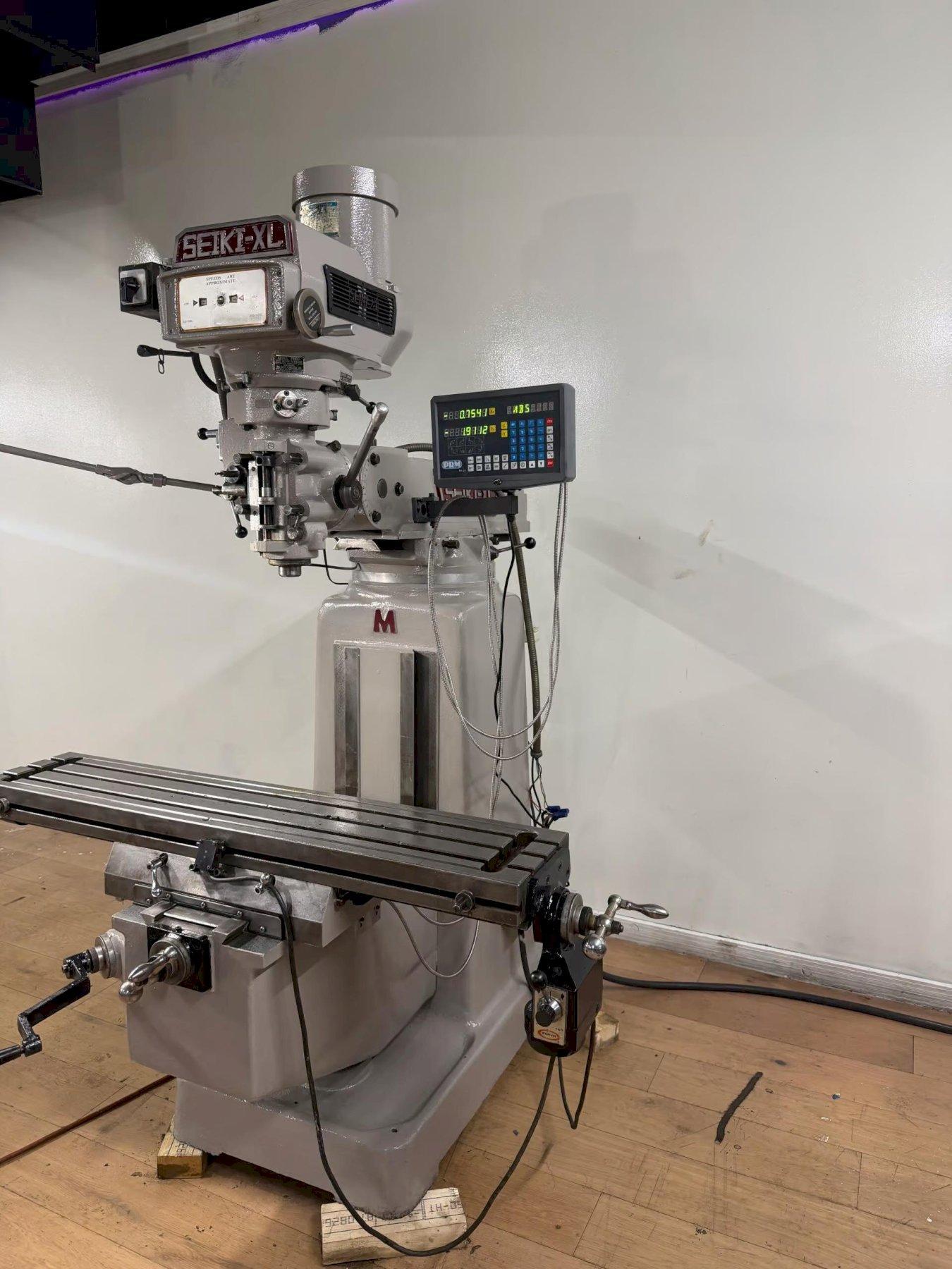 1 - PREOWNED SEIKI-XL 10" X 50" CNC VERTICAL MILL, MODEL #: 3VH, S/N: 4711