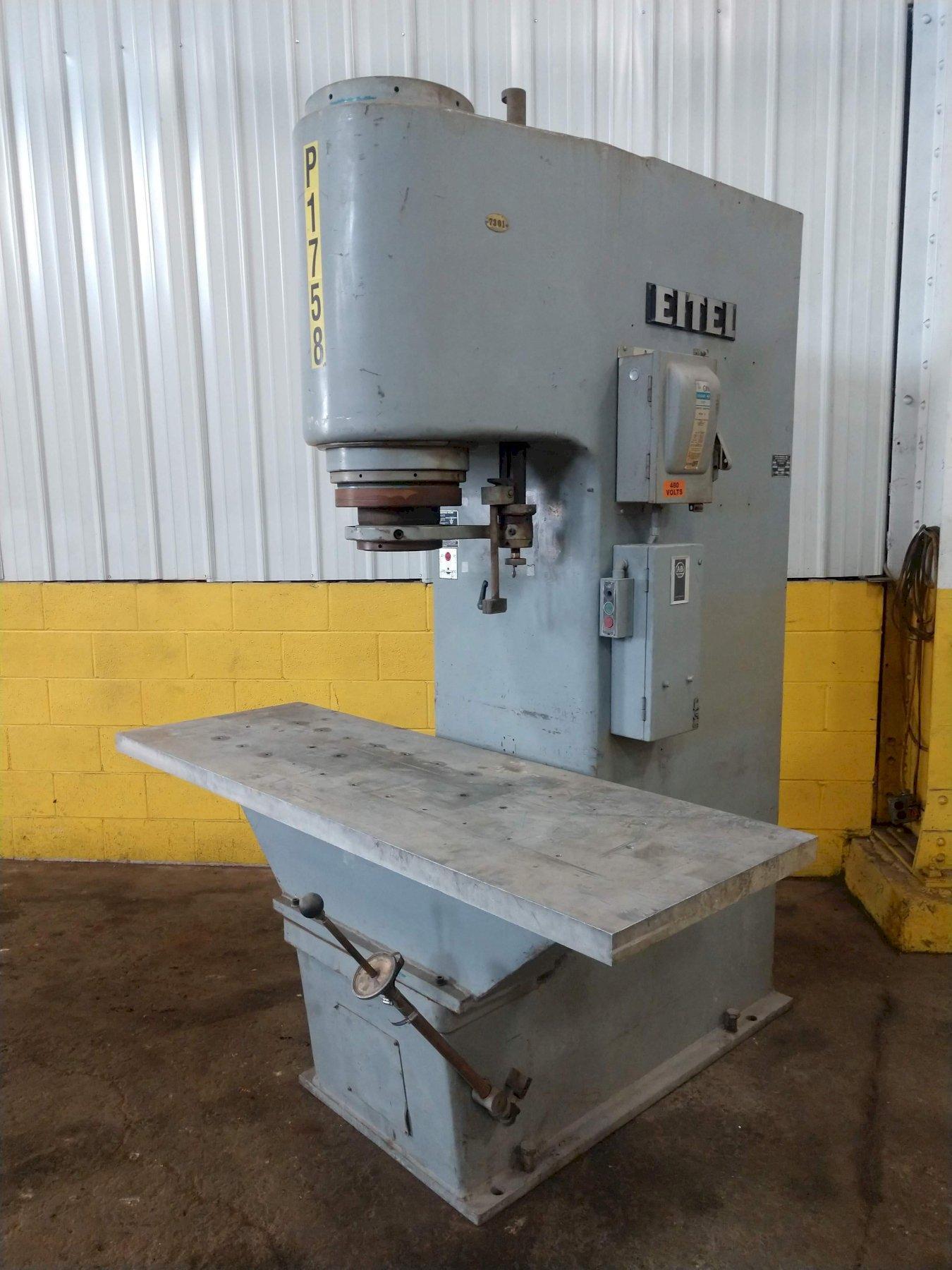 60 TON EITEL MODEL RP60 HYDRAULIC PRECISION STRAIGHTENING PRESS