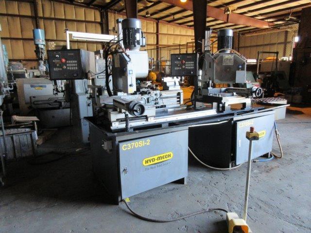 HYD-MECH MODEL C370-2SI 2 HEAD SEMI-AUTOMATIC COLD SAW