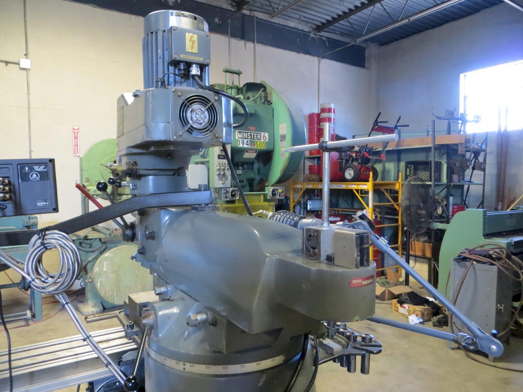 9" x 42" Supermax Vertical Milling Machine w/ Acu-Rite Digital Readout