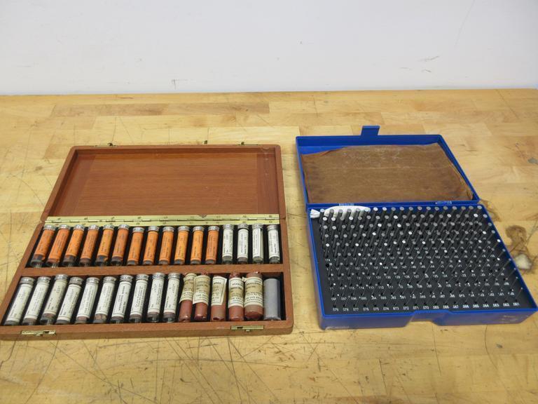 Van Keuren Co. Gear Measuring Wire Set and M-1 Plus (China) Pin Gauge Set .061-.250"- Auction Item