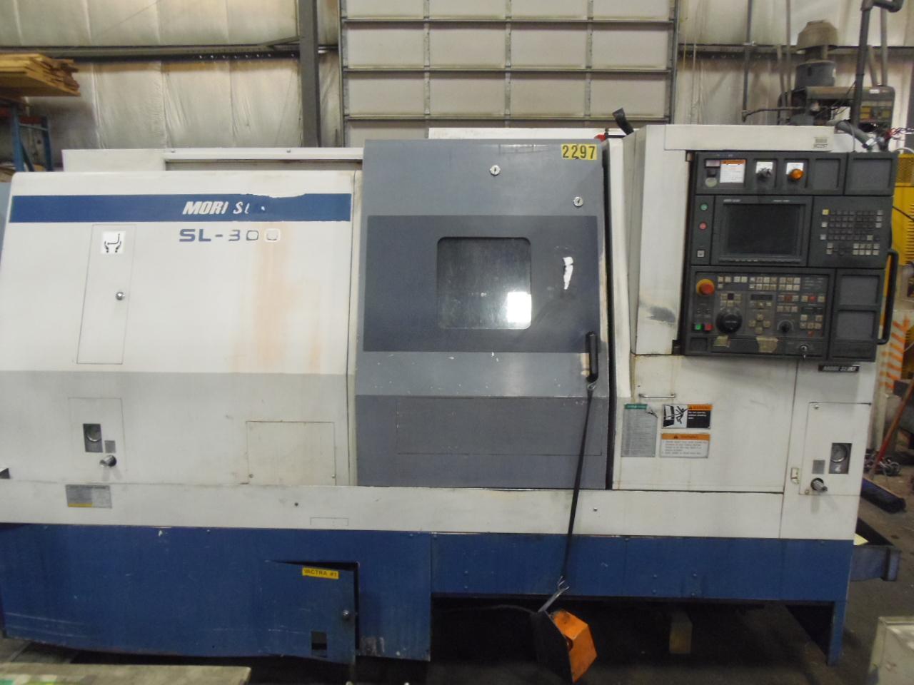 MORI SEIKI SL-300B/700, FANUC 18iT CTRL, 28" X 29"CTRS, 4" SPINDLE BORE, 1998