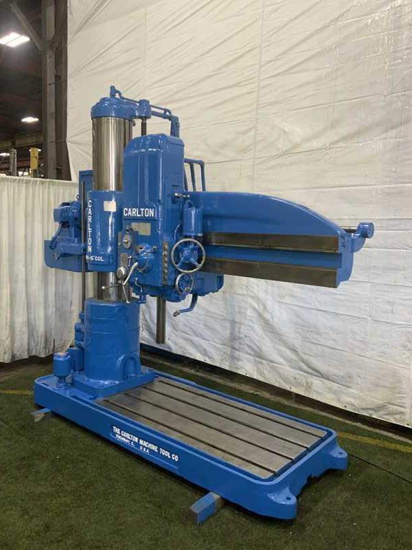 6' X 15" CARLTON MOCEL 3A RADIAL ARM DRILL
