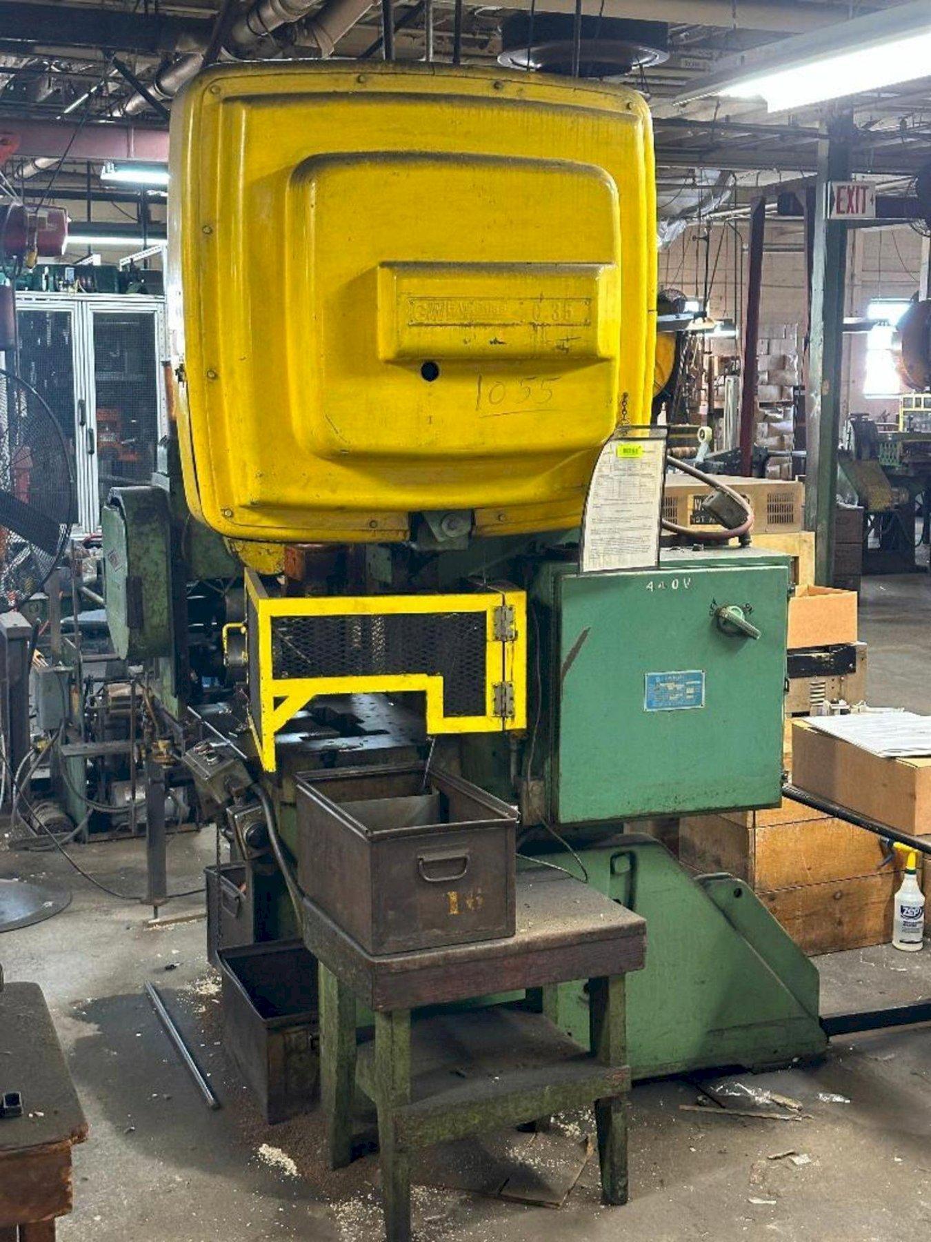 BLISS C-35 - Presses, O.B.I, Flywheel, Single Crank