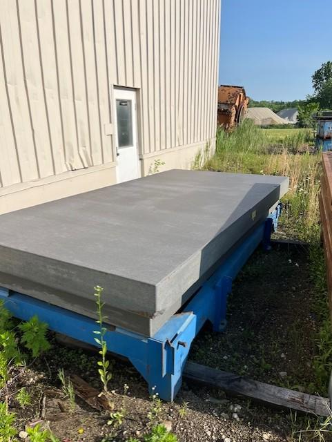 6' X 12' DOALL GRANITE SURFACE PLATE. STOCK # 0671325