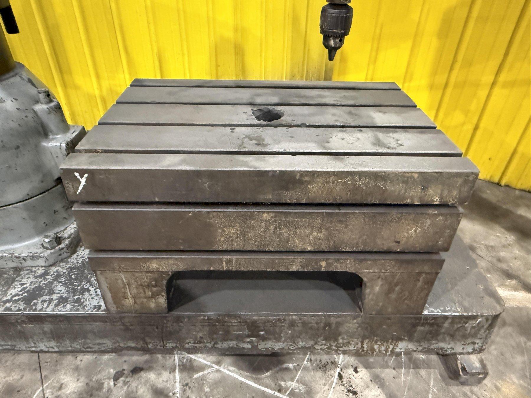 36" X 24" X 20" CARLTON T SLOTTED BOX DRILL TABLE: YOBRO #24263