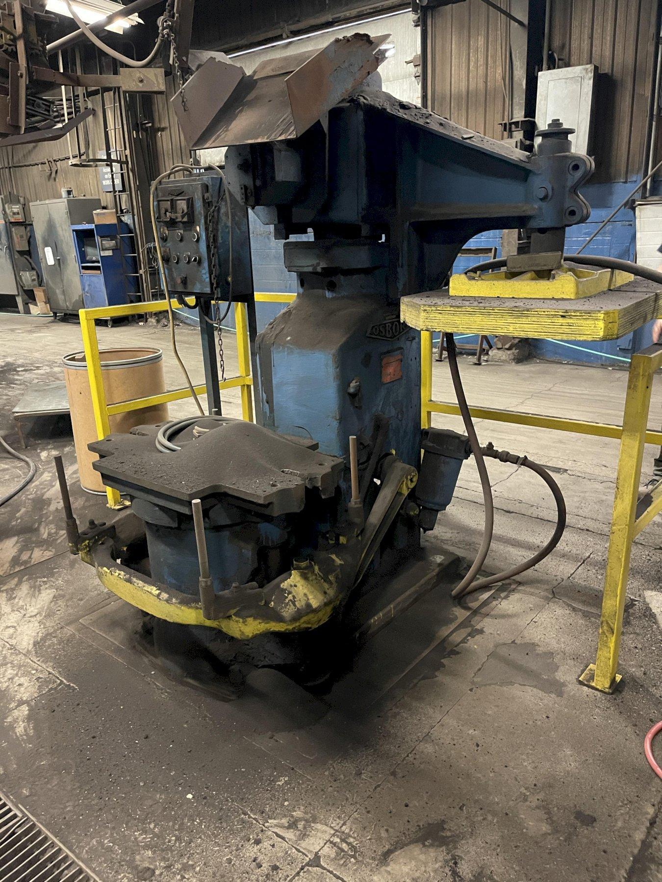 Osborn  model 716 rjwar molding machine with controls, s/n 19012-e