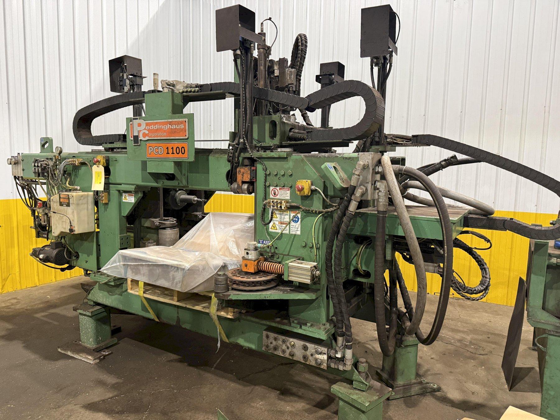 2009 PEDDINGHAUS MODEL #PCD1100 3-AXIS CNC AUTOMATIC BEAM DRILL LINE : YOBRO #25848