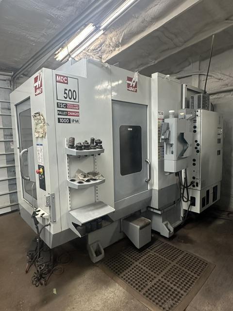 Haas MDC-500 VMC, 2007 – Thru Spindle Coolant, Pallet Changer, 1000 ipm