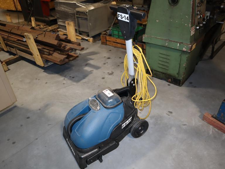 Powr-Flite CAS16 Compact Corded Floor Scrubber & Grout Cleaner, 16" Cleaning Path- Auction Item