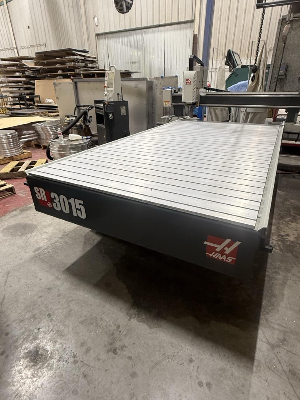 5′ x 10′ Haas SR-3015 CNC Router, 2024 – 24k RPM ISO30 Spindle