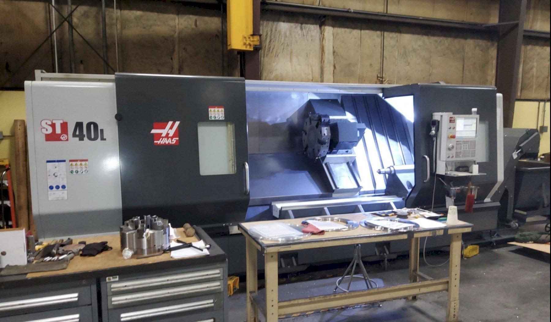 Used 2020 Haas ST-40L CNC Lathe with Live Tooling For Sale