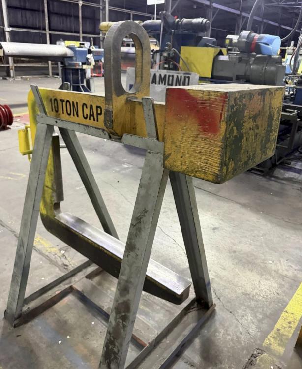 10 TON X 48" CALDWELL #82-10-48 COIL LIFT C-HOOK. STOCK # 0436226