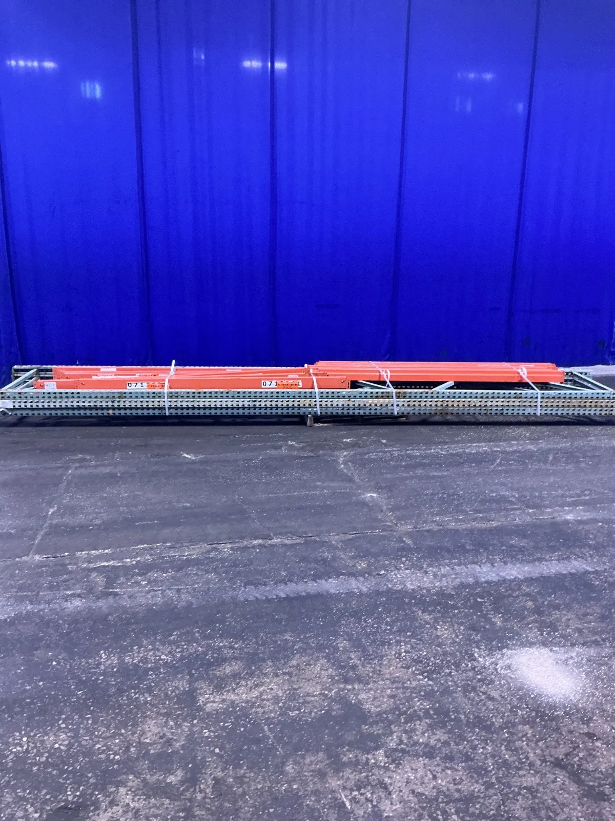 44” X 240” PALLET RACKING  -  TEARDROP