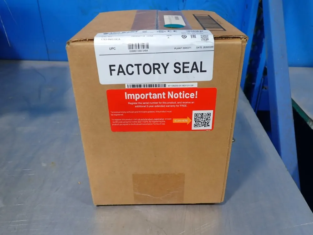 ALLEN-BRADLEY STRATIX 5700 MANAGED INDUSTRIAL ETHERNET SWITCH  -  1783-BMS10CA