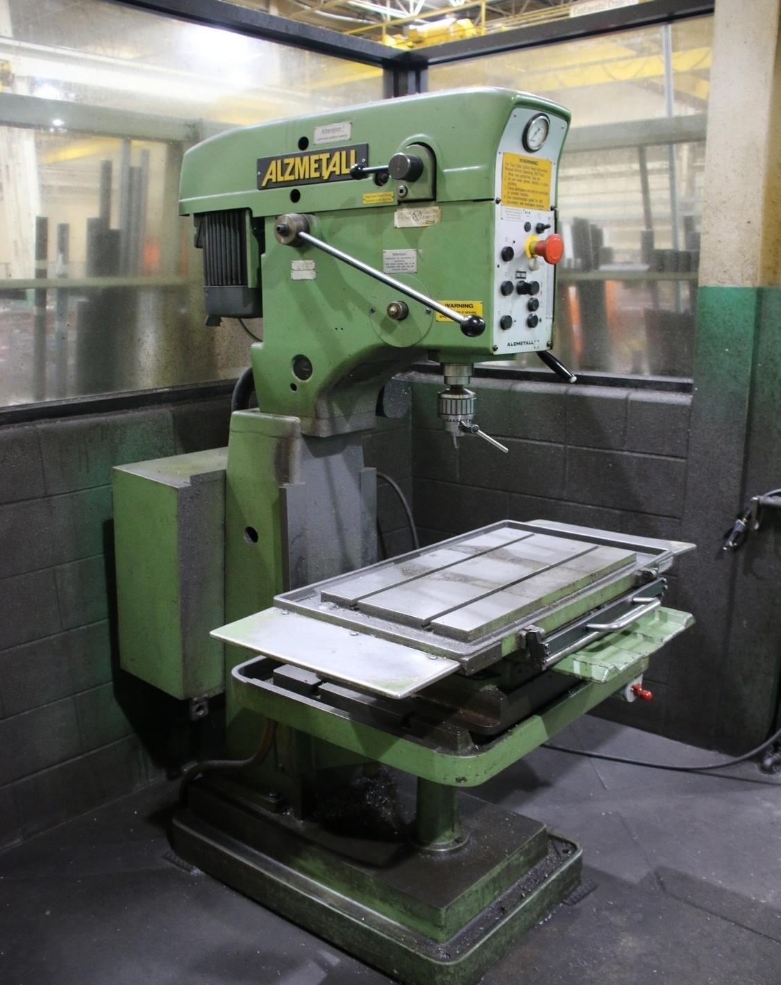 ALZMETALL MODEL #AB SINGLE SPINDLE DRILL WITH POWER FEED: YOBRO #26411