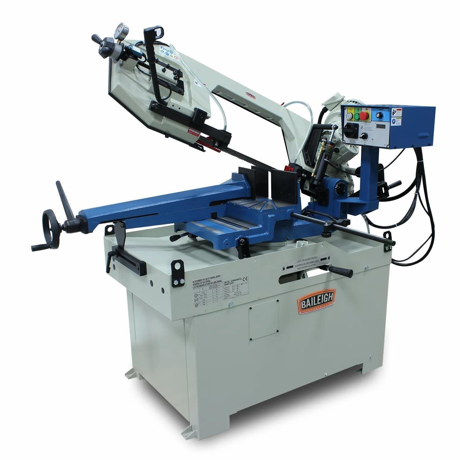 Baileigh BS-350M 10.5″ Variable Speed Dual-Miter Band Saw