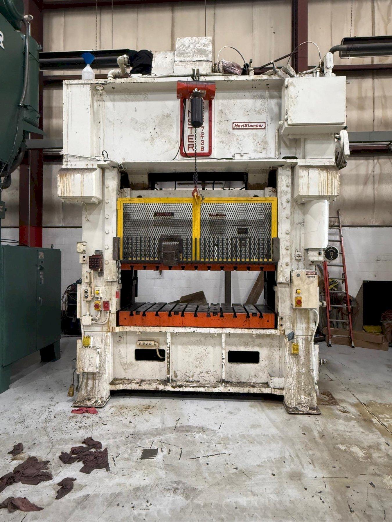 200-ton Minster E2-200-72-36 Hevi-stamper Used Straight Side Press For Sale