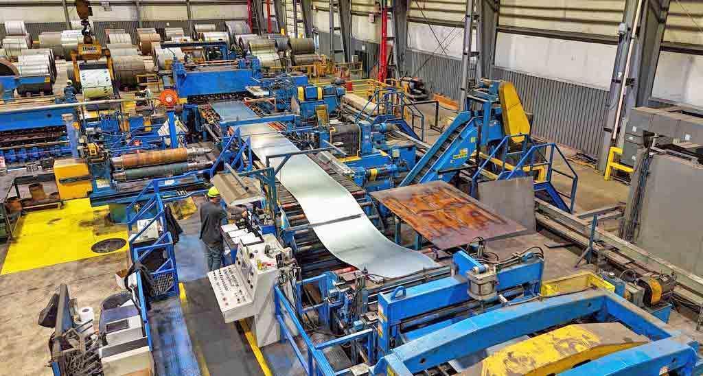 74" x .135" x 80,000lbs SMS/ProEco Multiblanking Cut To Length Line (2007)