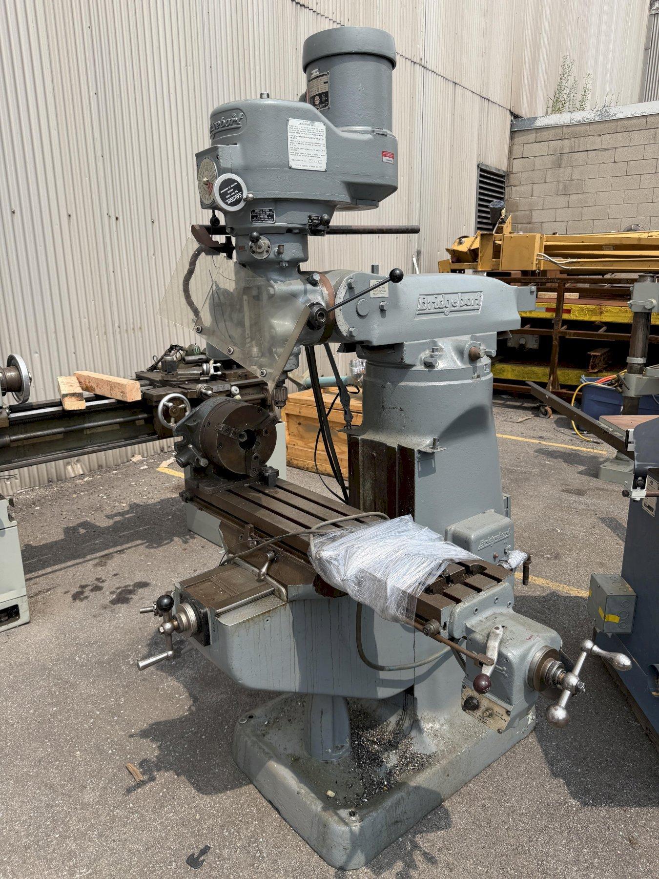 1.5 HP BRIDGEPORT TAM TYPE KNEE MILL: YOBRO #25983